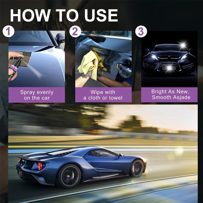 🚗3 in 1 High Protection Quick Car Coating Spray