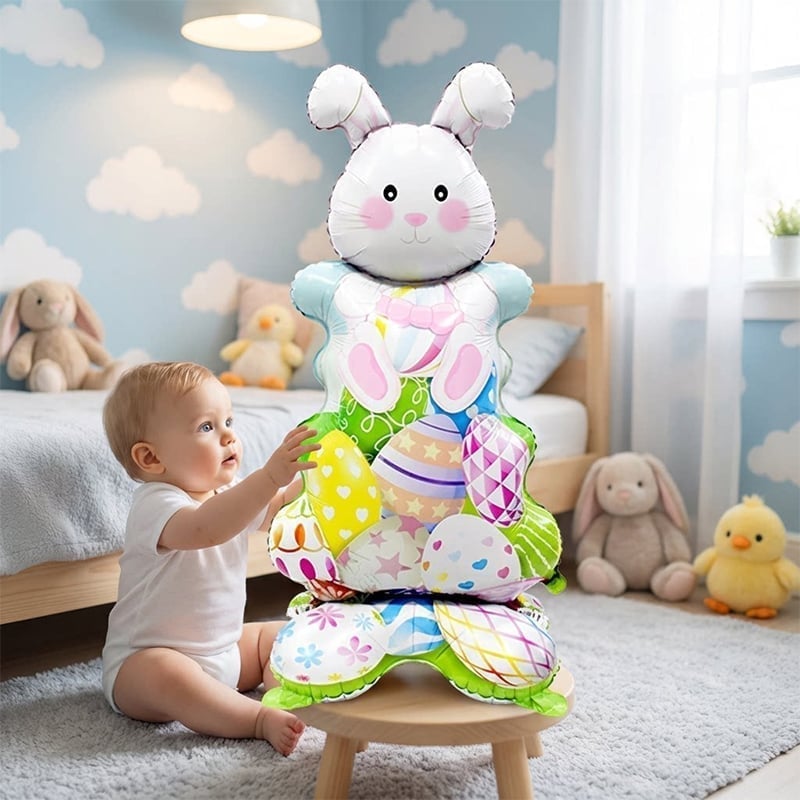 3D Easter Foil Balloon Garden Decoration