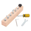 Educational Screw-Tightening Busy Board