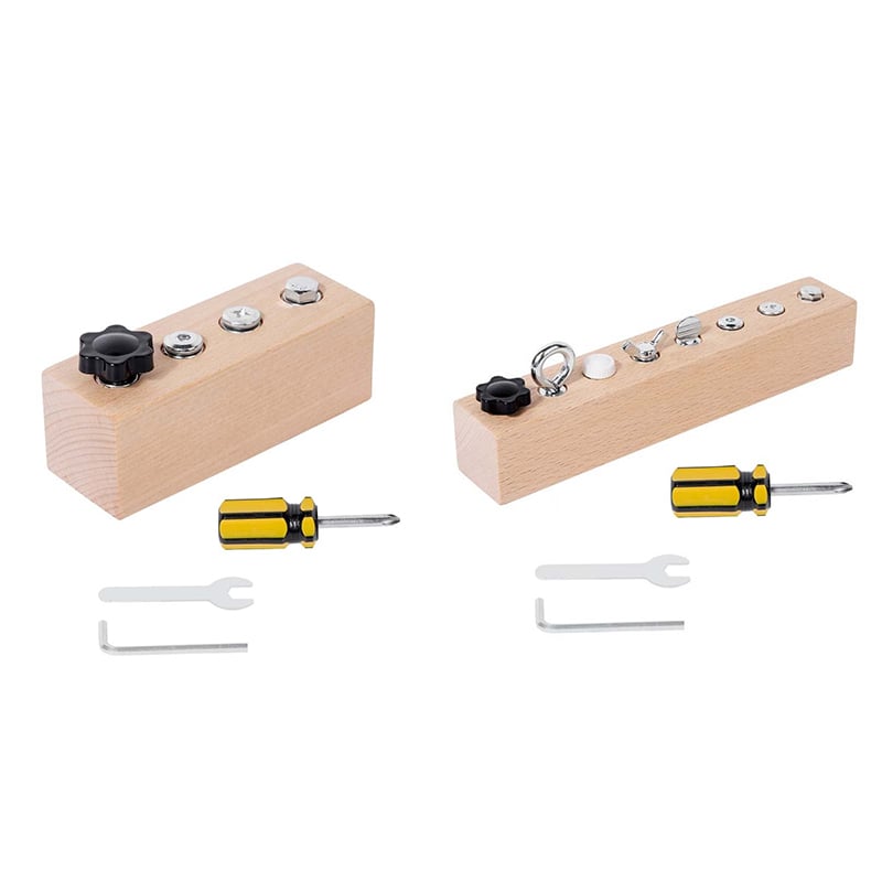 Educational Screw-Tightening Busy Board