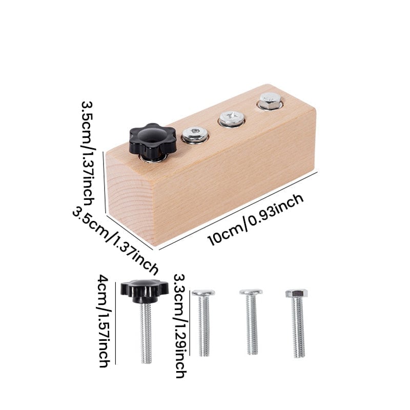 Educational Screw-Tightening Busy Board