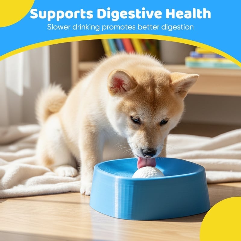 ✨ Slow-Feed Liquid Dog Bowls