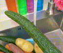 FRUITS AND VEGETABLES CLEANING BRUSH