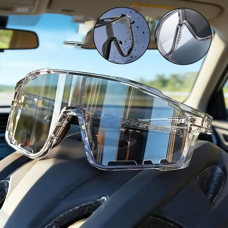 Photochromic UV Protection Sports Sunglasses for Hiking & Cycling