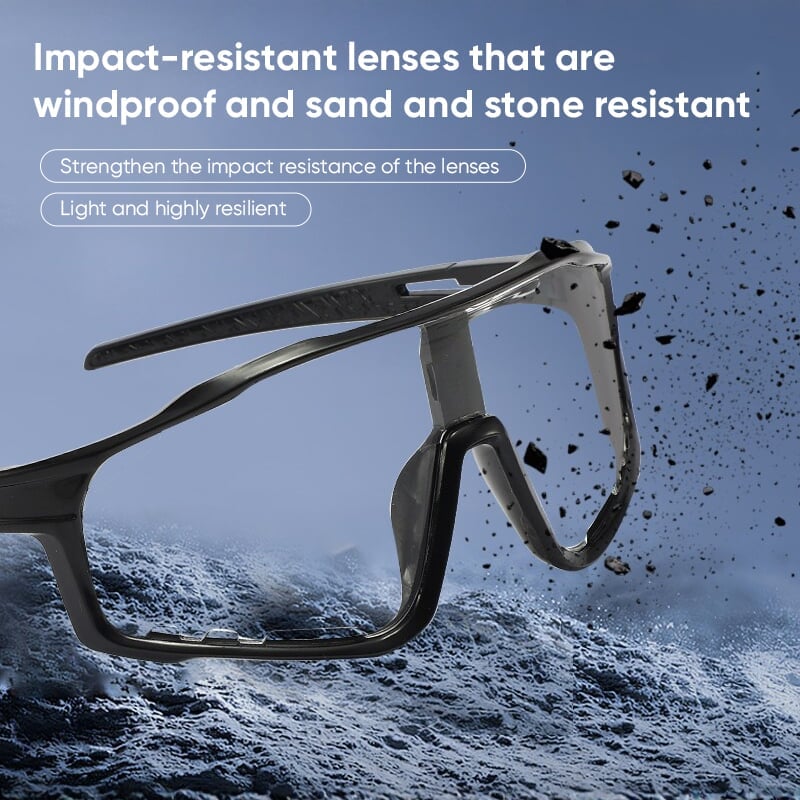 Photochromic UV Protection Sports Sunglasses for Hiking & Cycling