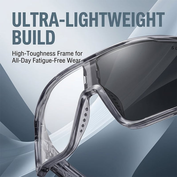 Photochromic UV Protection Sports Sunglasses for Hiking & Cycling