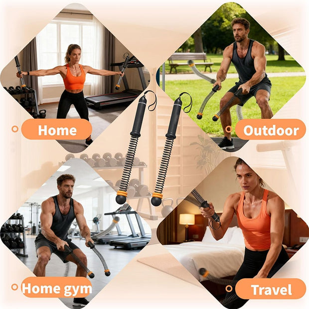 Sakerplus® Adjustable Ropeless Battle Ropes Training