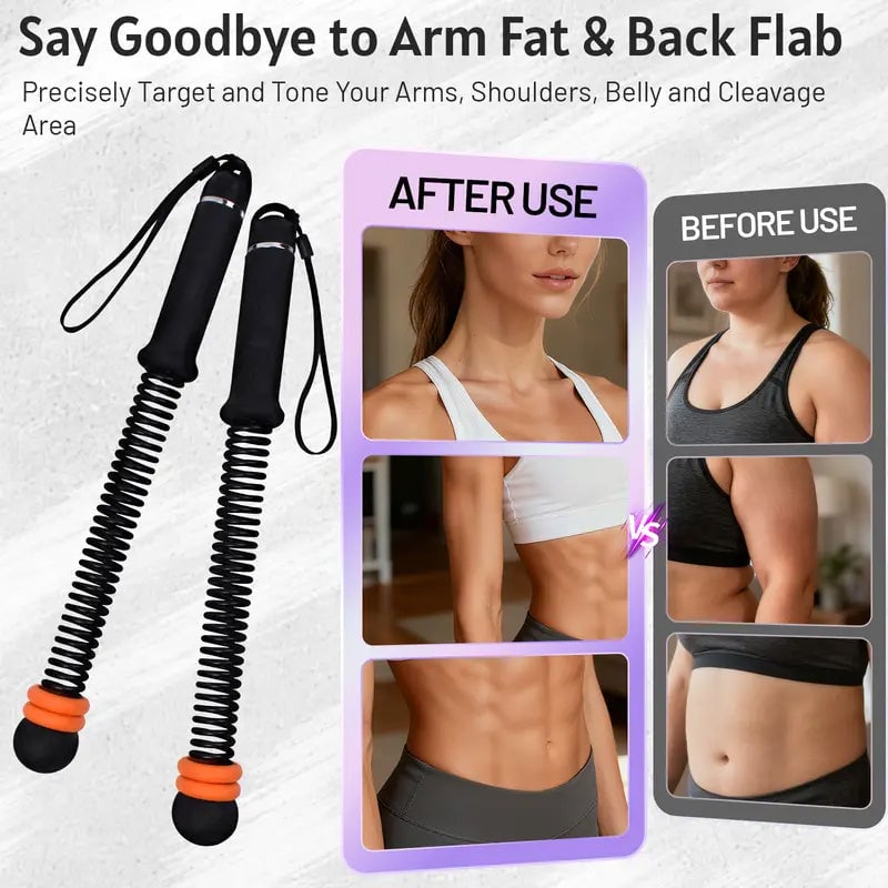 Sakerplus® Adjustable Ropeless Battle Ropes Training