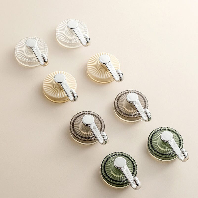 Powerful suction cup hooks no punching