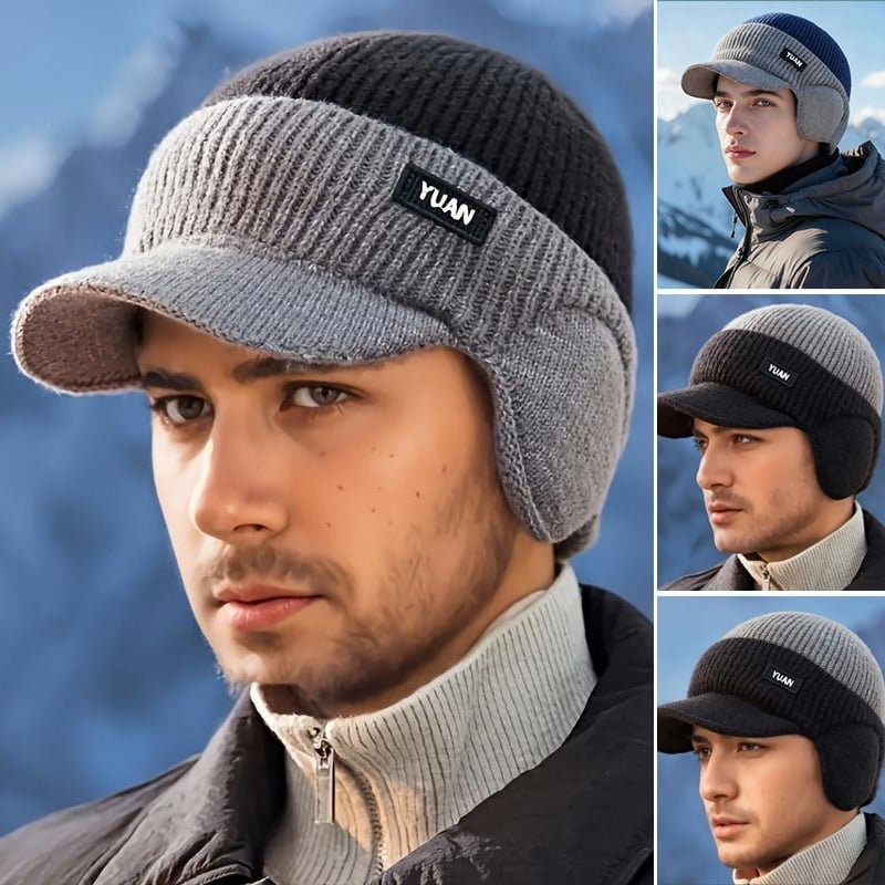 Windproof Thermal Cap with Visor