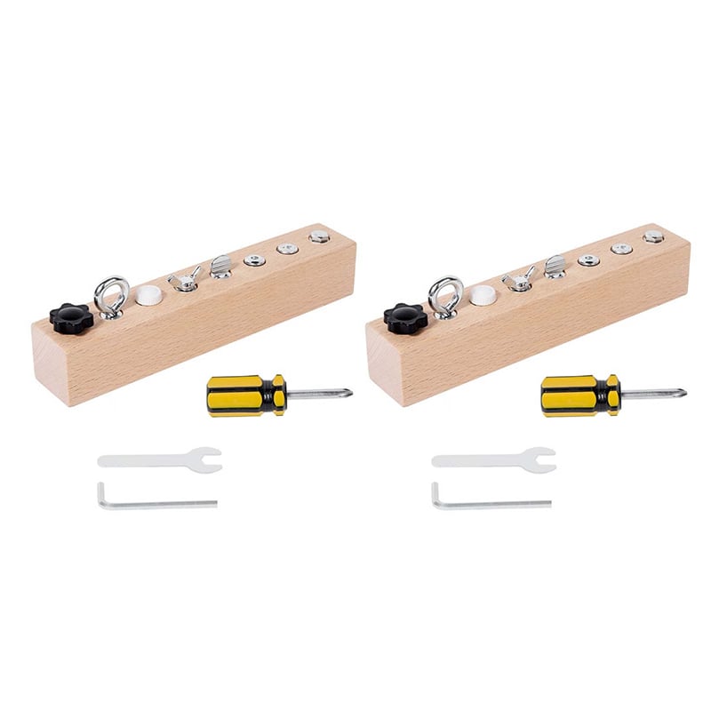 Educational Screw-Tightening Busy Board