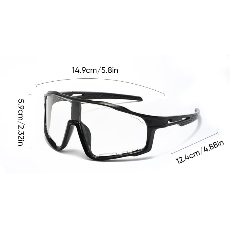 Photochromic UV Protection Sports Sunglasses for Hiking & Cycling